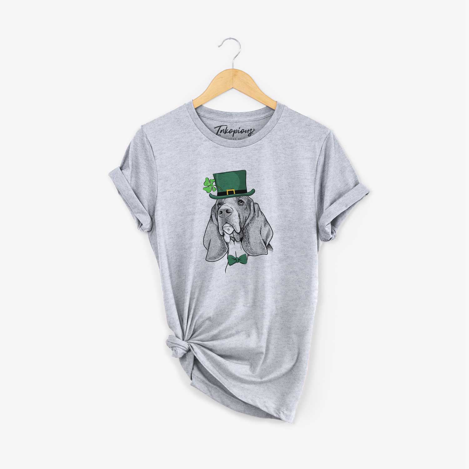 St. Patrick's Cooper the Basset Hound - Unisex Crewneck