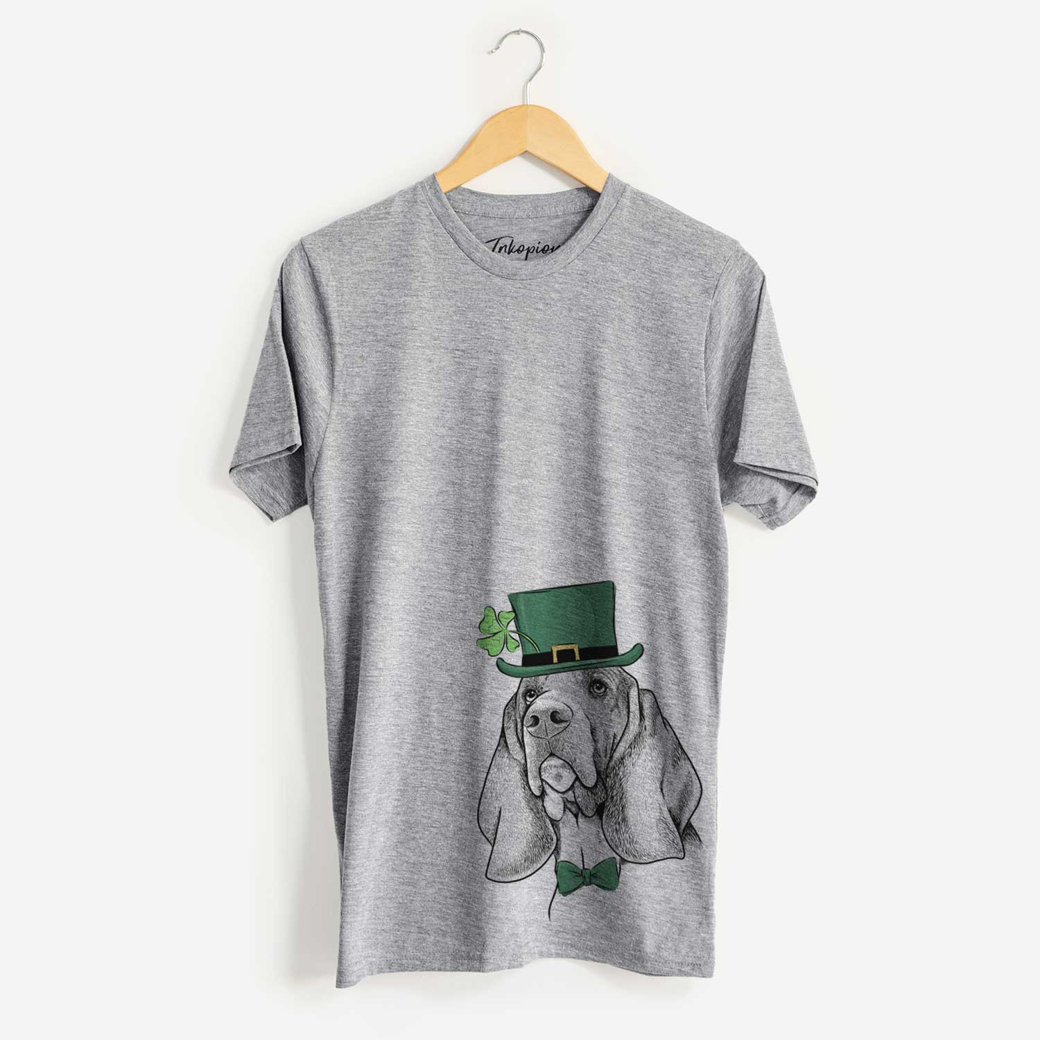 St. Patrick's Cooper the Basset Hound - Unisex Crewneck