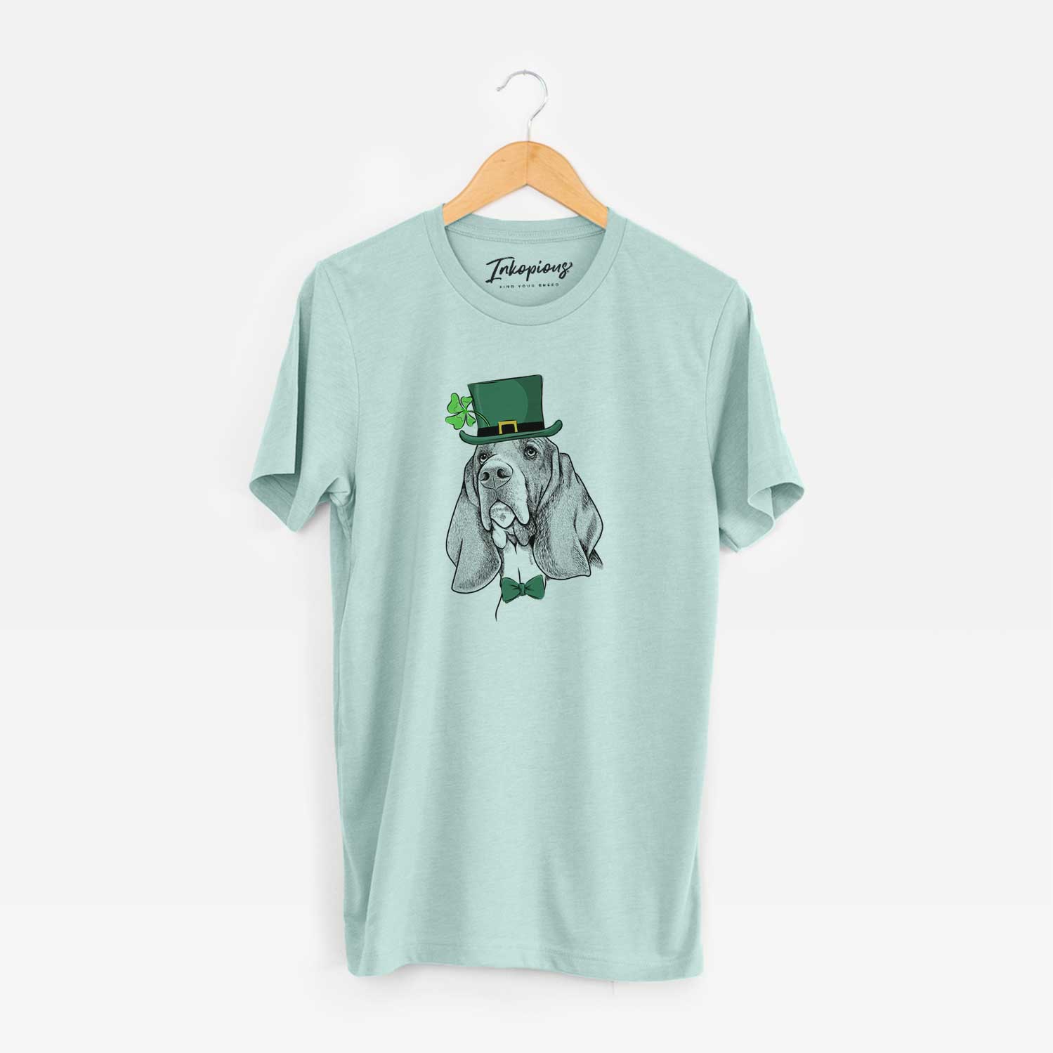 St. Patrick's Cooper the Basset Hound - Unisex Crewneck