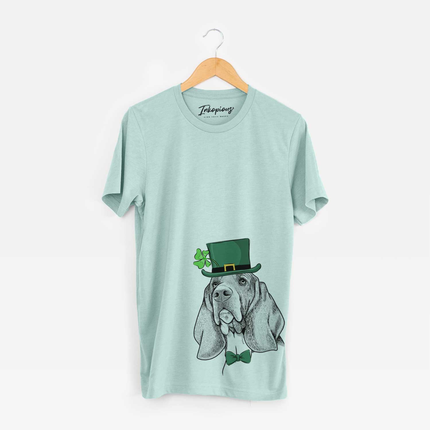 St. Patrick's Cooper the Basset Hound - Unisex Crewneck