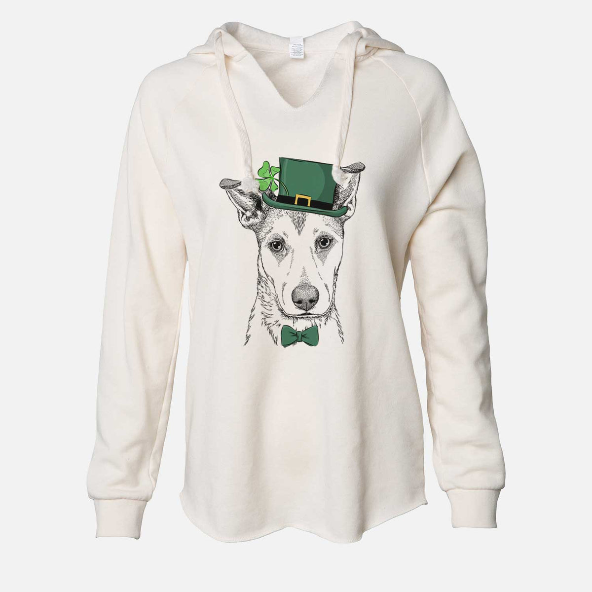 St. Patrick's Coral the Mixed Breed - Cali Wave Hooded Sweatshirt