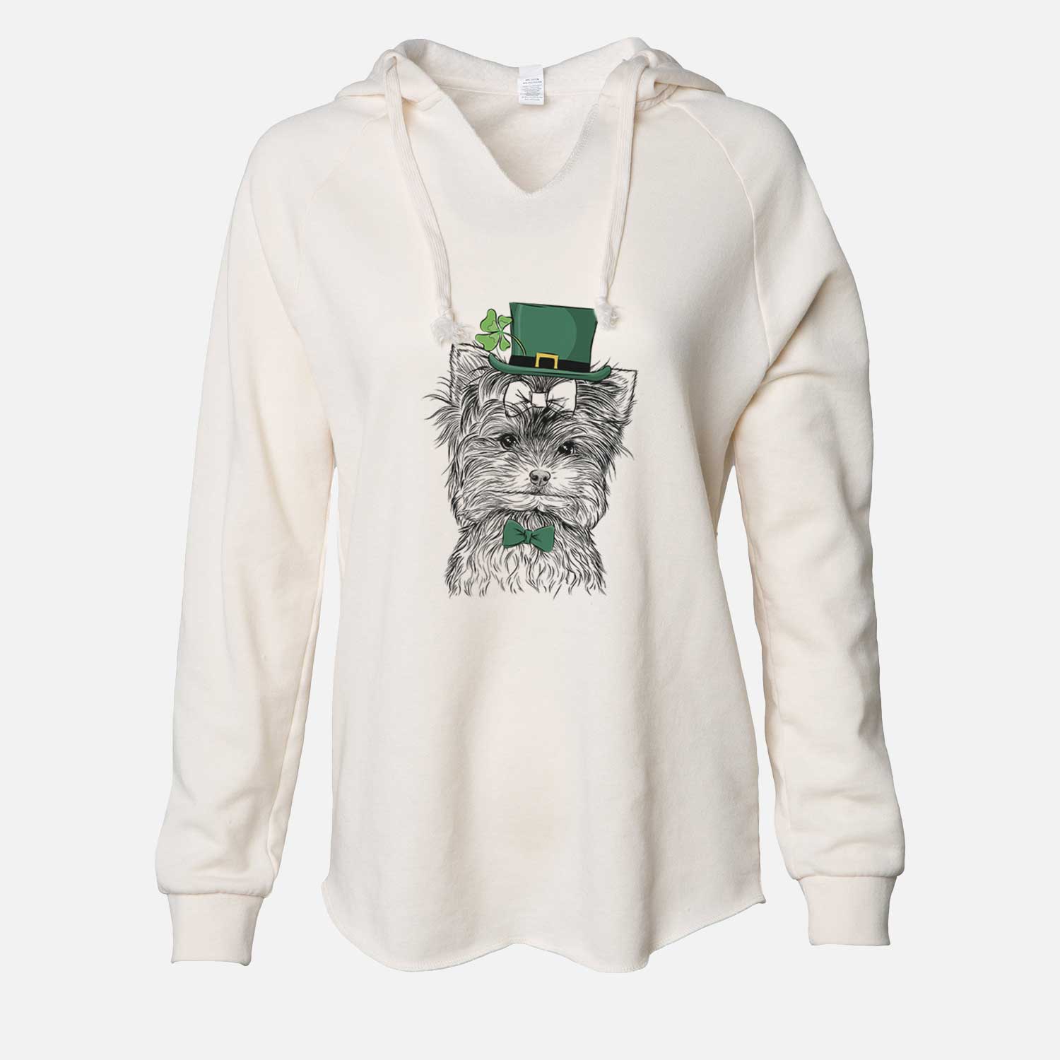 St. Patrick's Cricket the Biewer Terrier - Cali Wave Hooded Sweatshirt