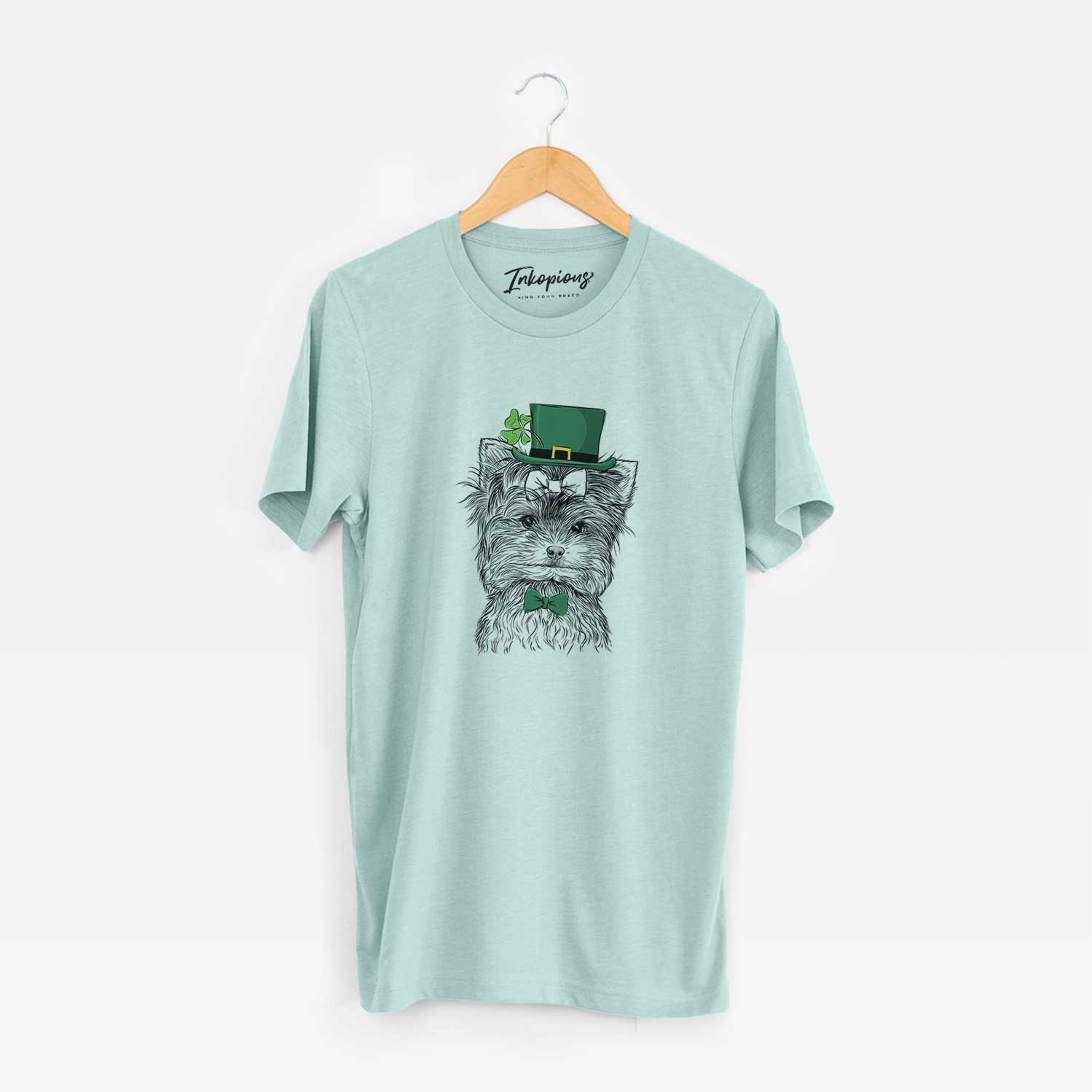 St. Patrick's Cricket the Biewer Terrier - Unisex Crewneck