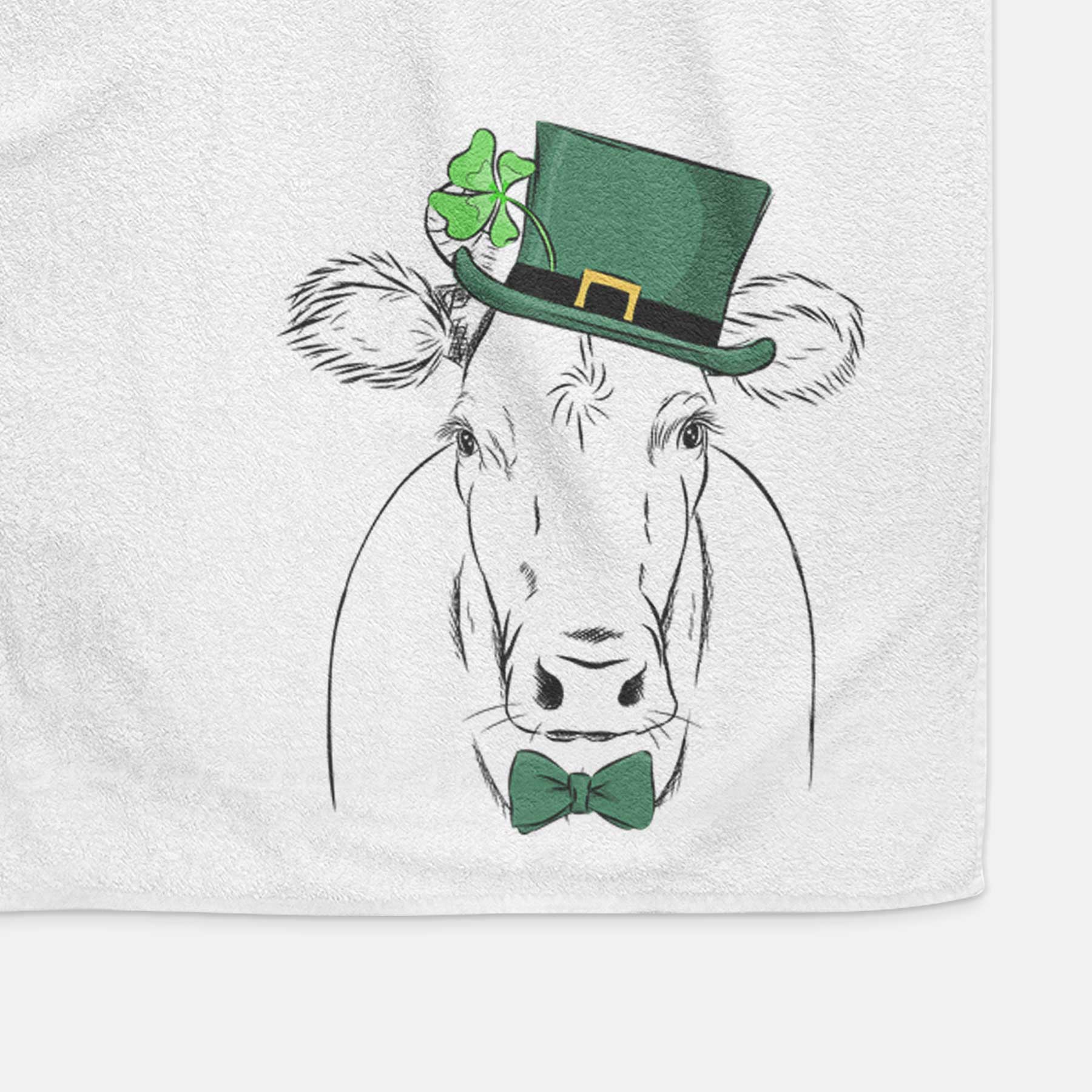 Cruz the Cow Decorative Hand Towel