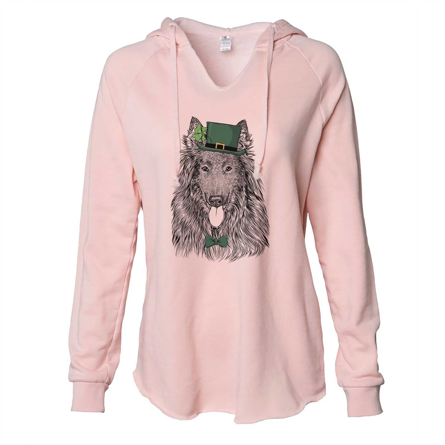 St. Patrick's Daan the Belgian Shepherd - Cali Wave Hooded Sweatshirt