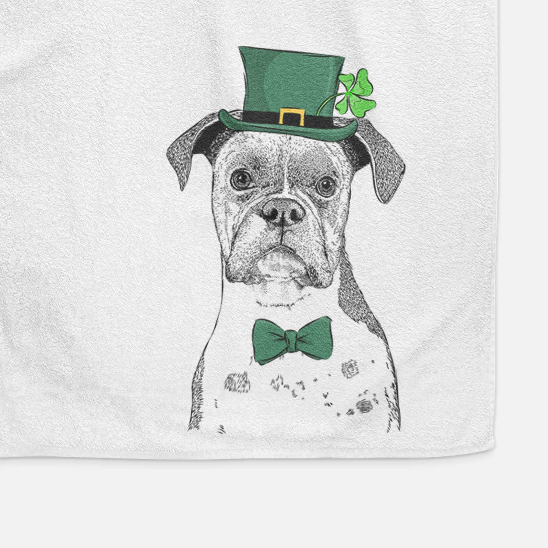 Daisy the Boxer Decorative Hand Towel