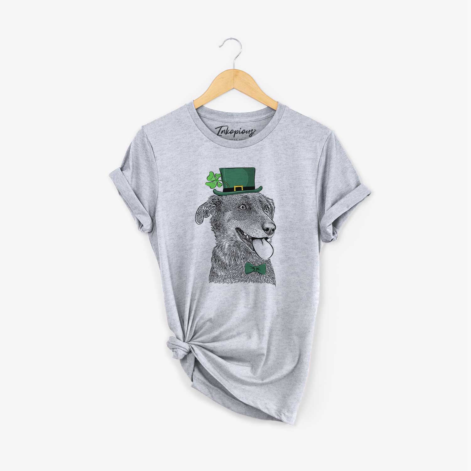 St. Patrick's Daisy the Australian Shepherd Mix - Unisex Crewneck