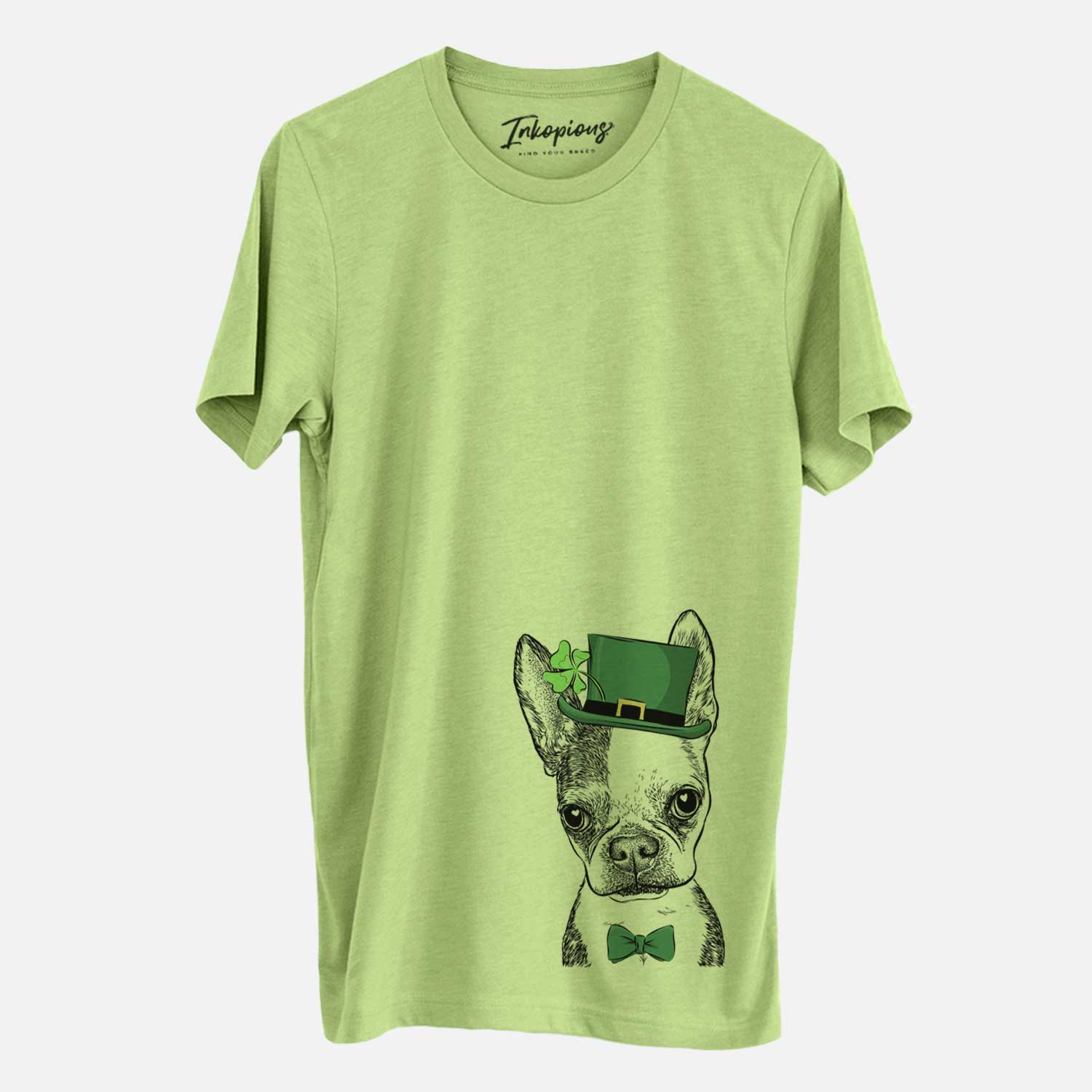 St. Patrick's Daisy the Boston Terrier - Unisex Crewneck