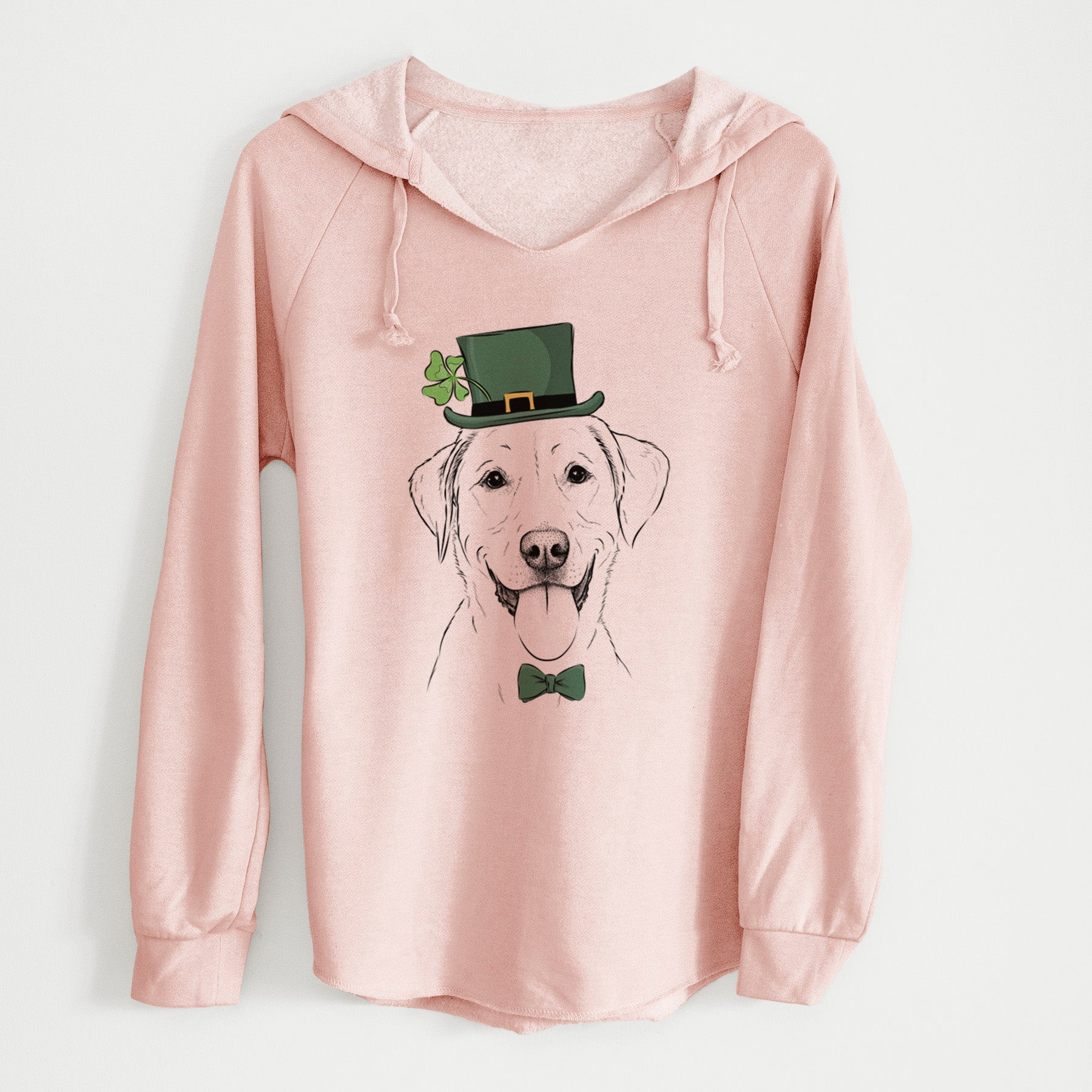 St. Patrick's Daisy the Labrador Retriever - Cali Wave Hooded Sweatshirt