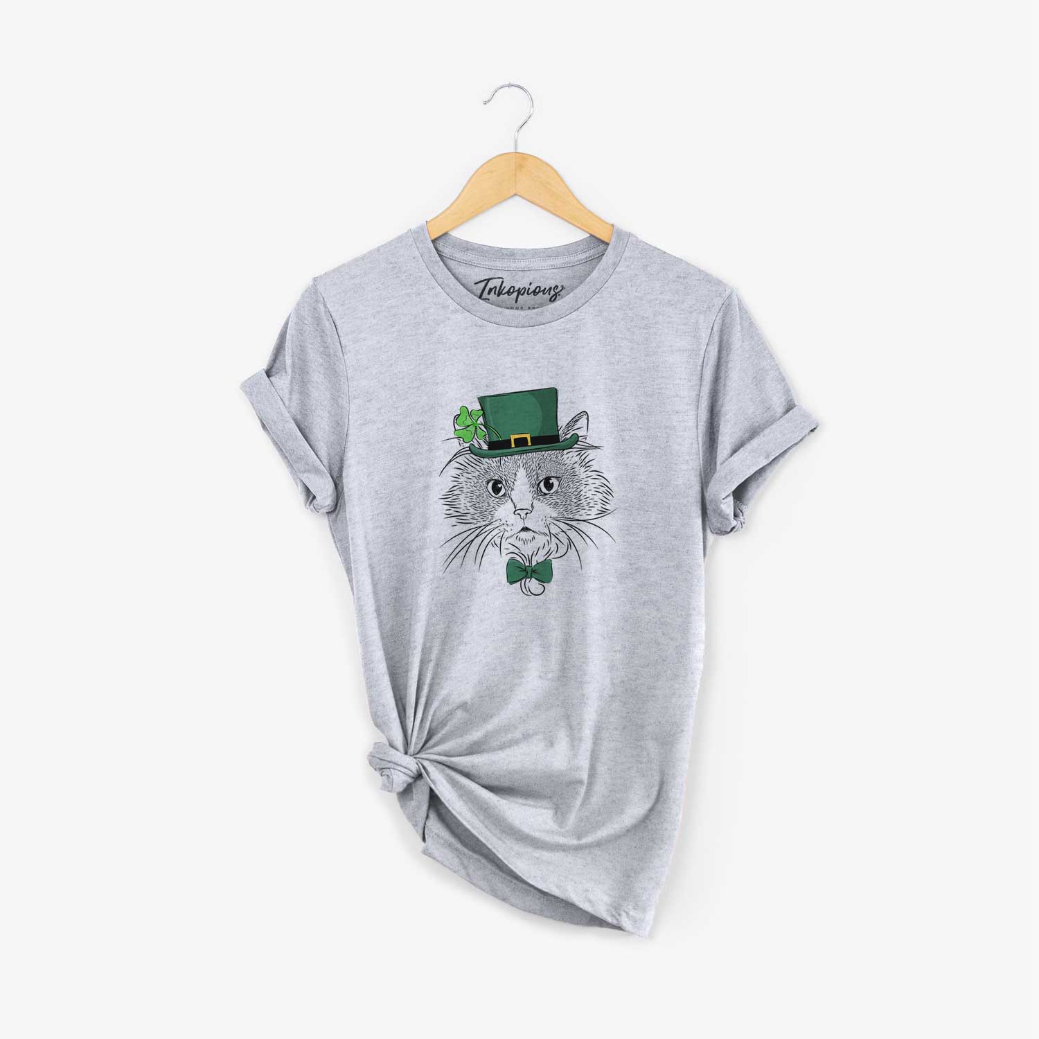 St. Patrick's Daniel the Ragdoll Cat - Unisex Crewneck