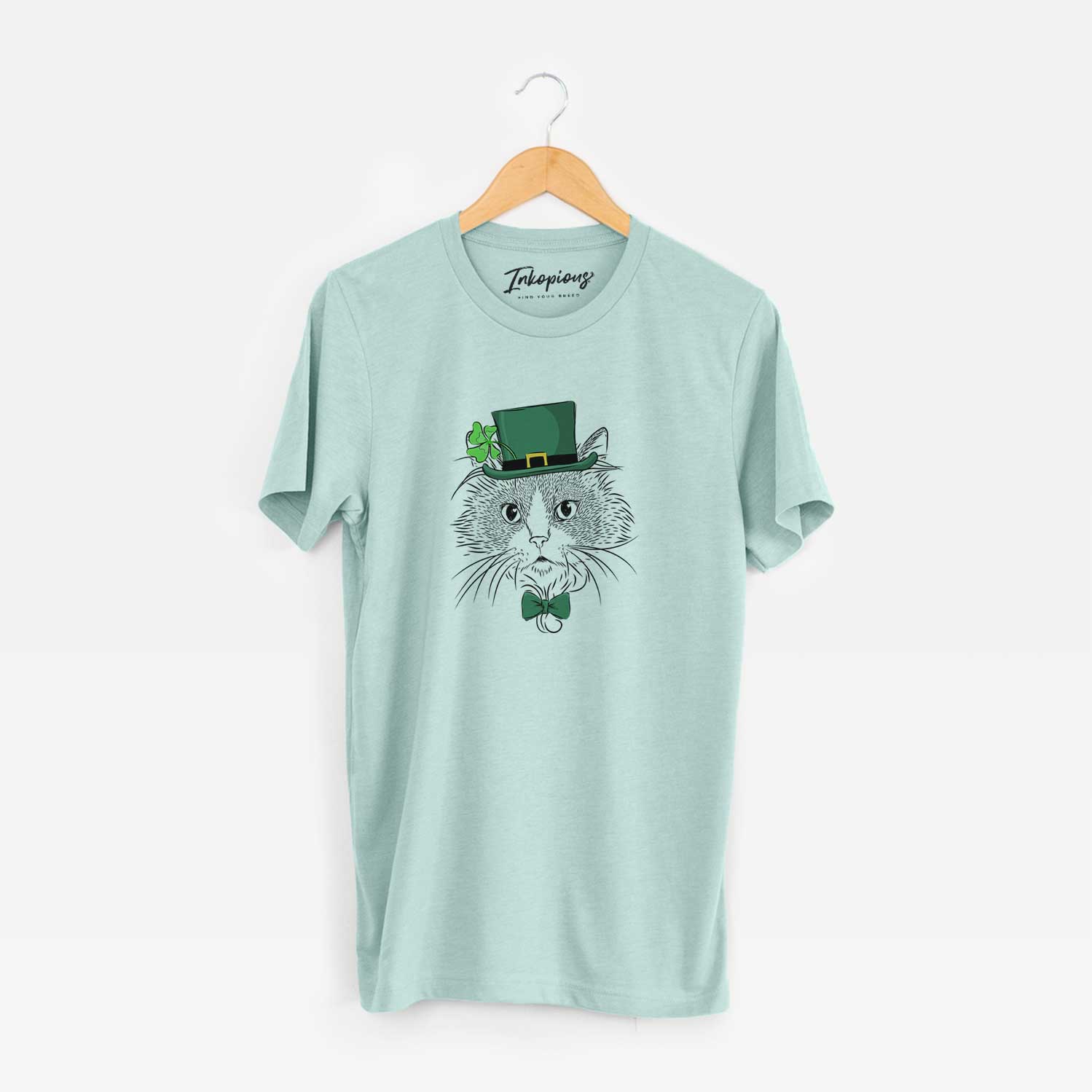 St. Patrick's Daniel the Ragdoll Cat - Unisex Crewneck