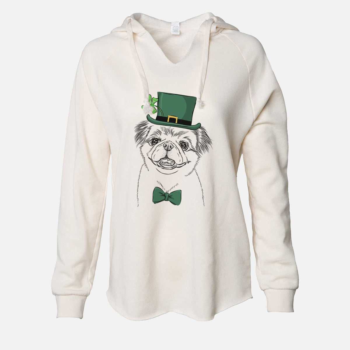 St. Patrick's Danny the Pekingese - Cali Wave Hooded Sweatshirt
