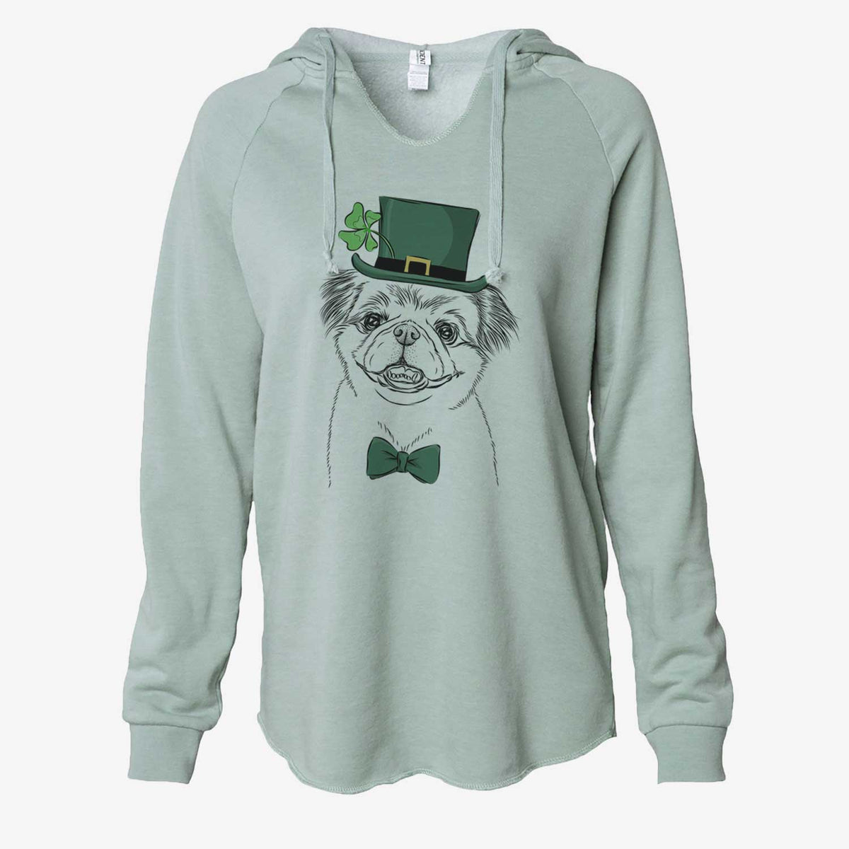 St. Patrick's Danny the Pekingese - Cali Wave Hooded Sweatshirt