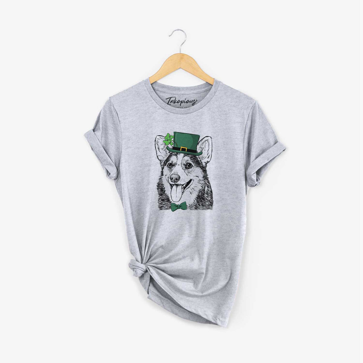 St. Patrick's Darma the Corgi - Unisex Crewneck