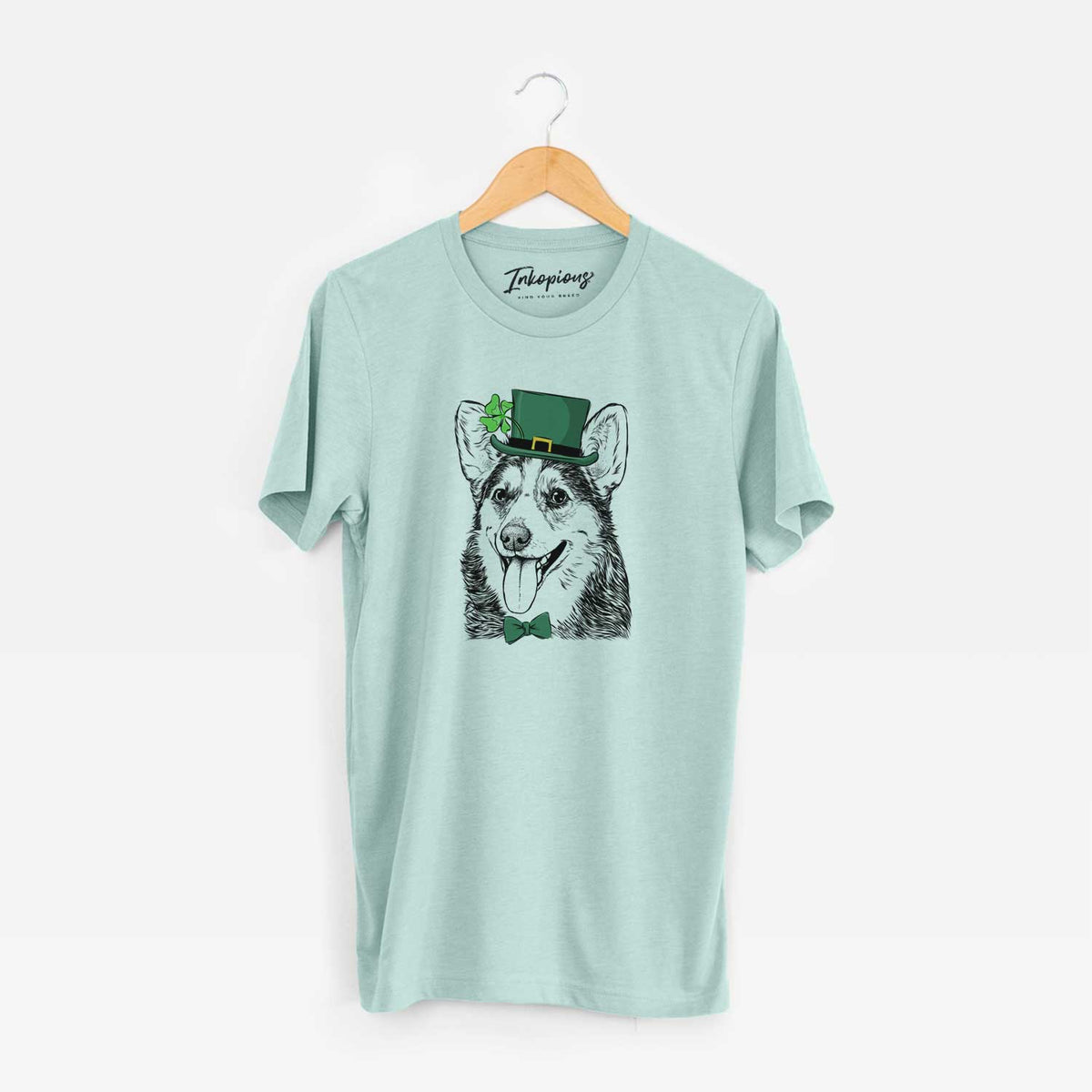 St. Patrick's Darma the Corgi - Unisex Crewneck