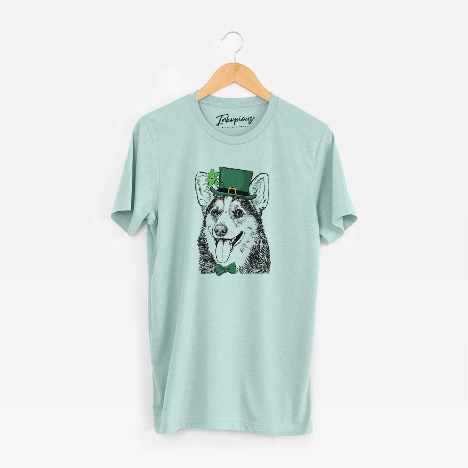 St. Patrick's Darma the Corgi - Unisex Crewneck