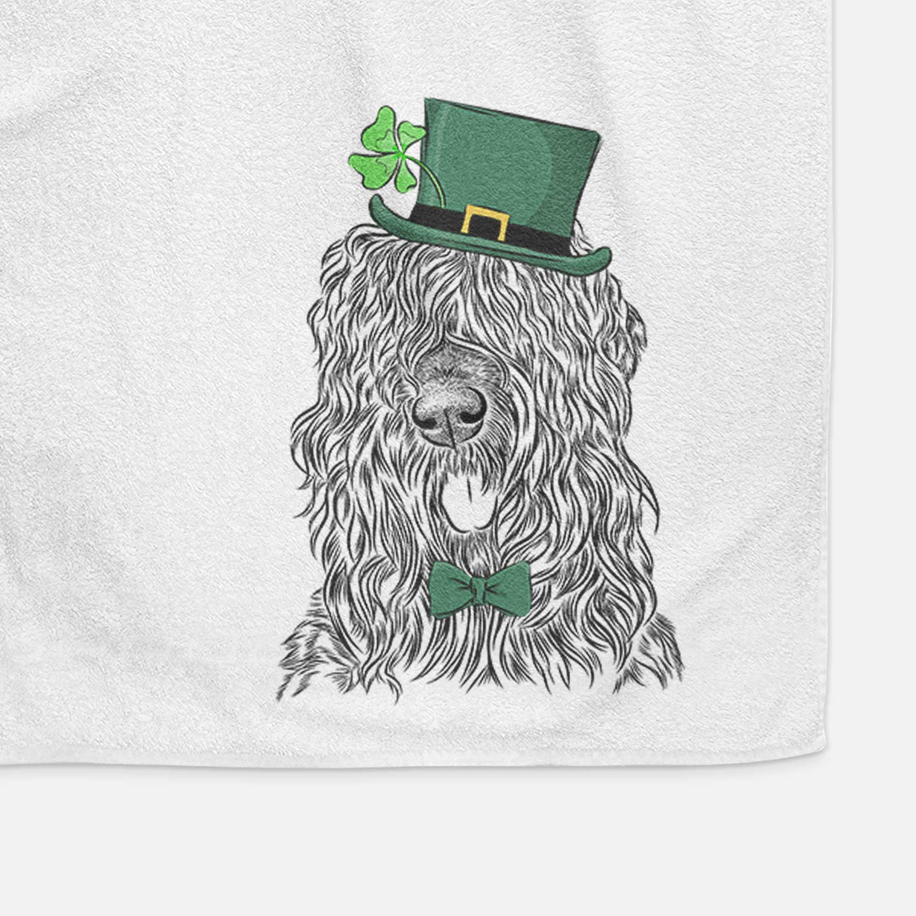 Darryl the Black Russian Terrier Decorative Hand Towel