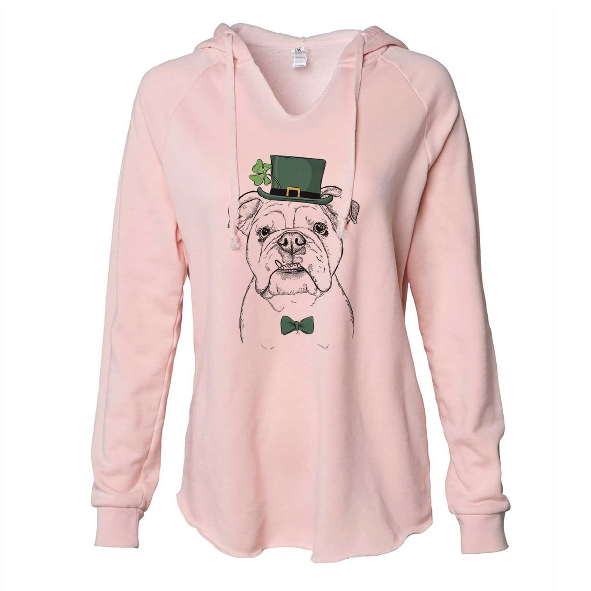 St. Patrick's Dazy the English Bulldog - Cali Wave Hooded Sweatshirt