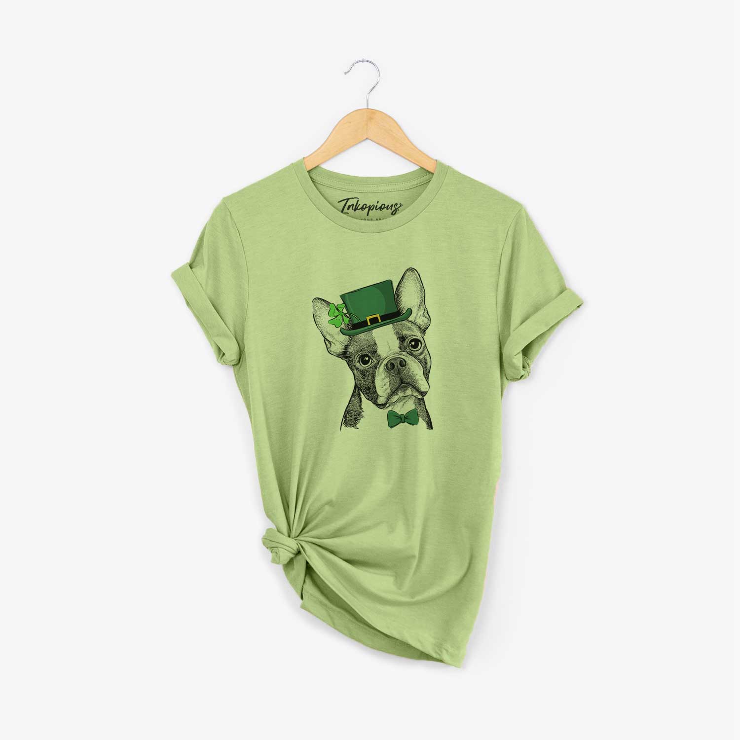 St. Patrick's Dee Dee the Boston Terrier - Unisex Crewneck