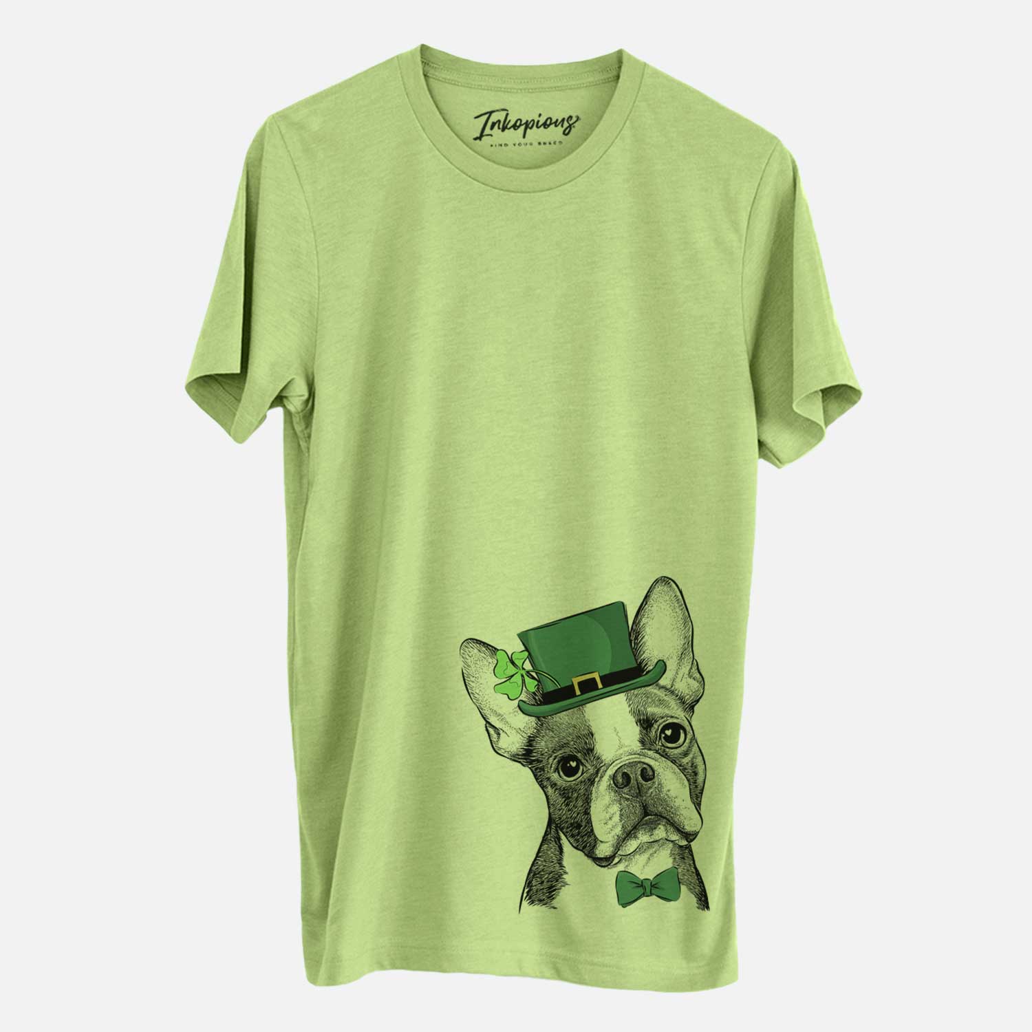 St. Patrick's Dee Dee the Boston Terrier - Unisex Crewneck