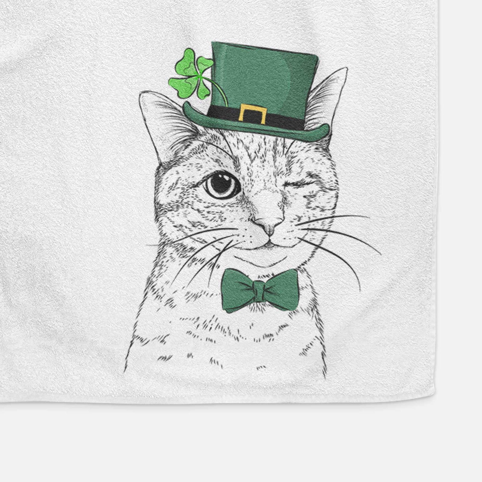 Dexter the Domestic Shorthair Decorative Hand Towel