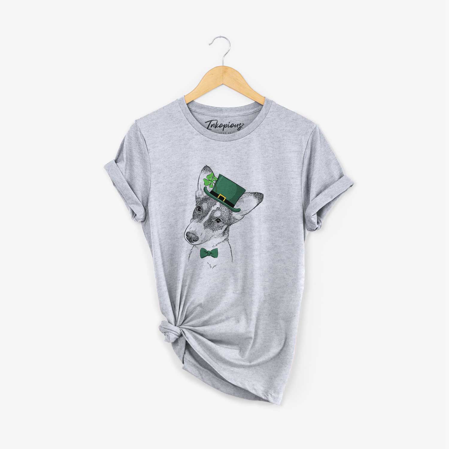 St. Patrick's Dexter the Corgi - Unisex Crewneck