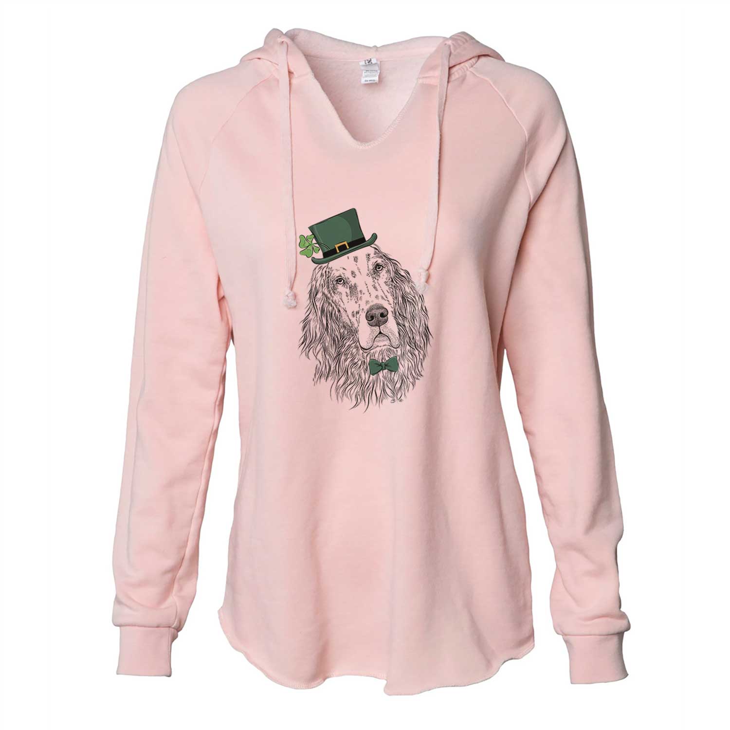 St. Patrick's Dexter the English Setter - Cali Wave Hooded Sweatshirt