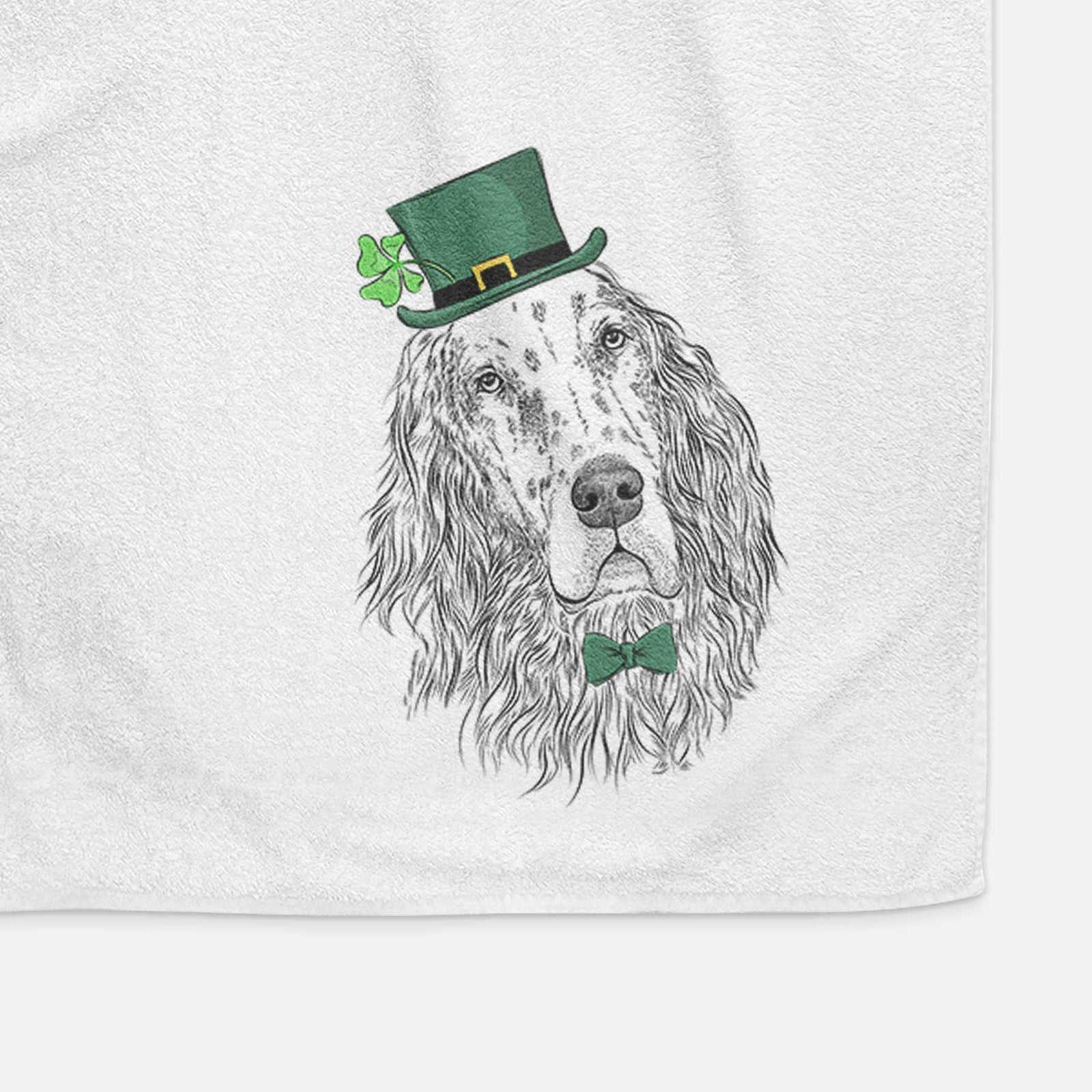 Dexter the English Setter Decorative Hand Towel