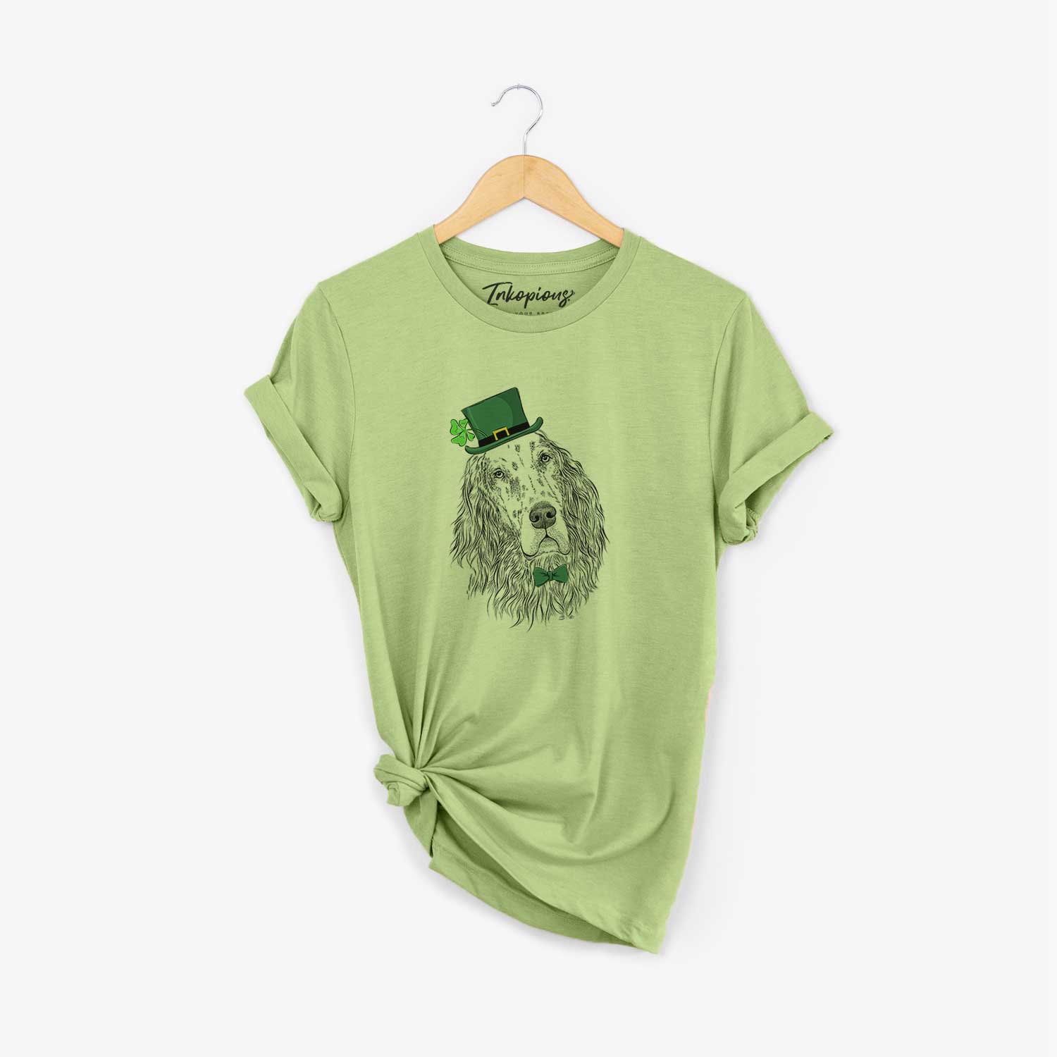 St. Patrick's Dexter the English Setter - Unisex Crewneck