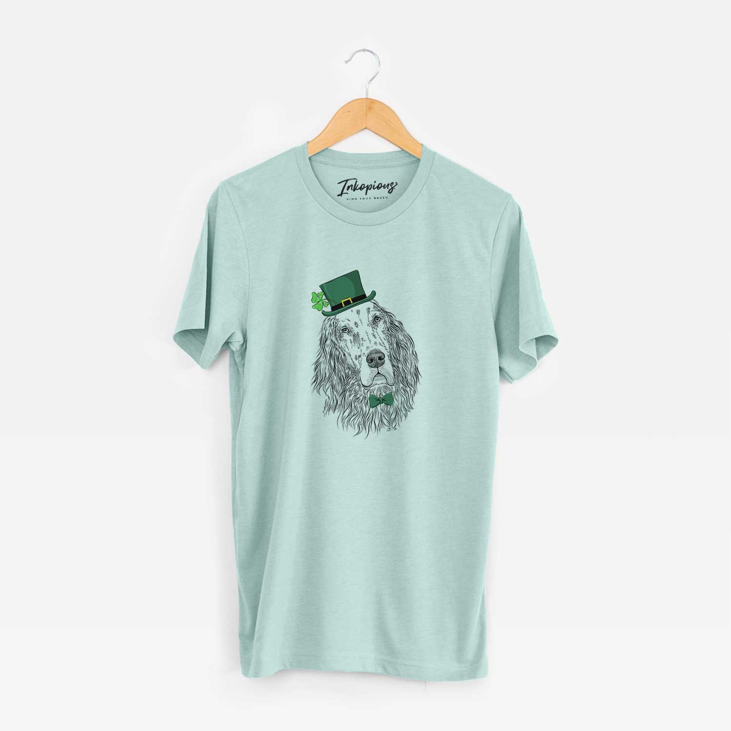 St. Patrick's Dexter the English Setter - Unisex Crewneck