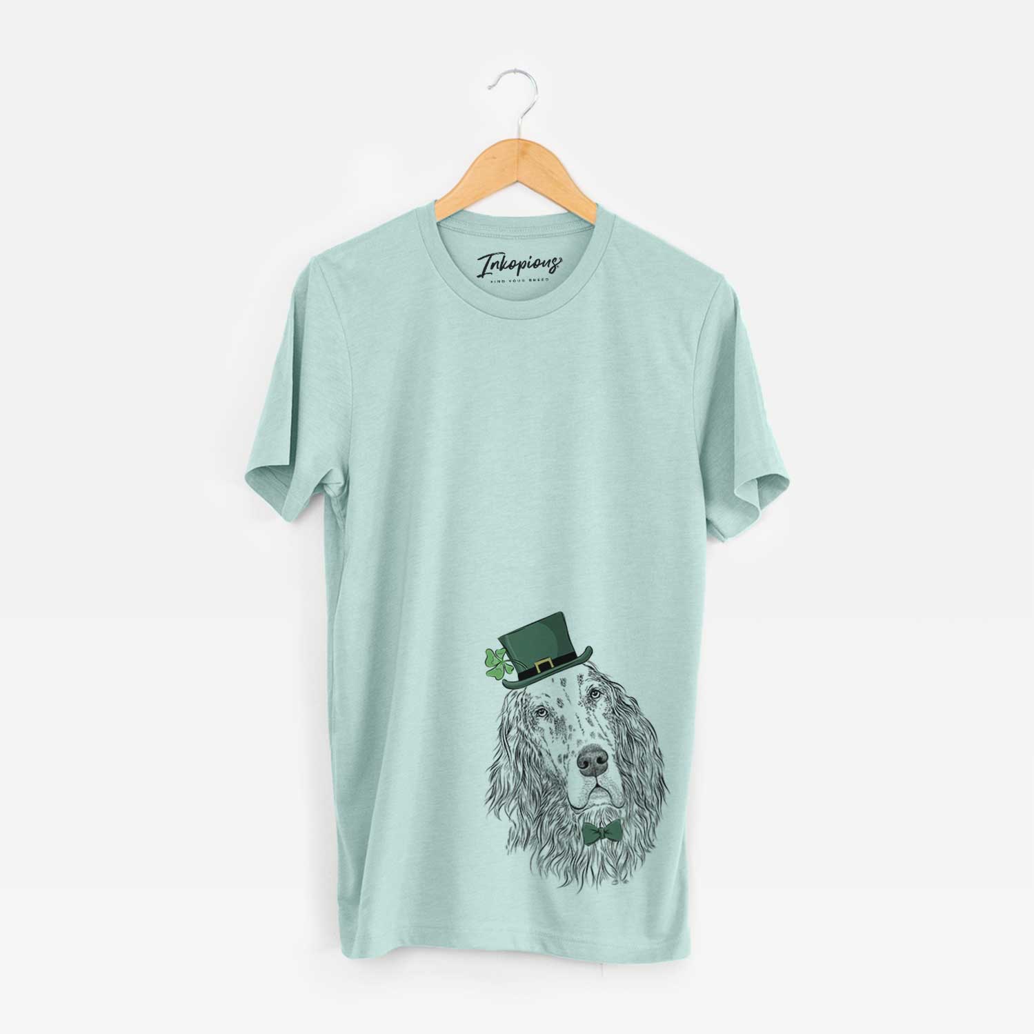 St. Patrick's Dexter the English Setter - Unisex Crewneck