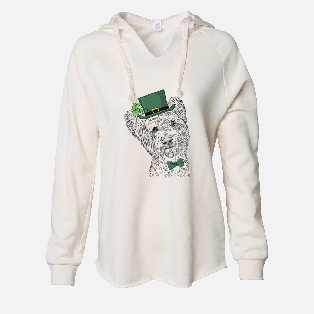 St. Patrick's Dexter the Terrier Mix - Cali Wave Hooded Sweatshirt