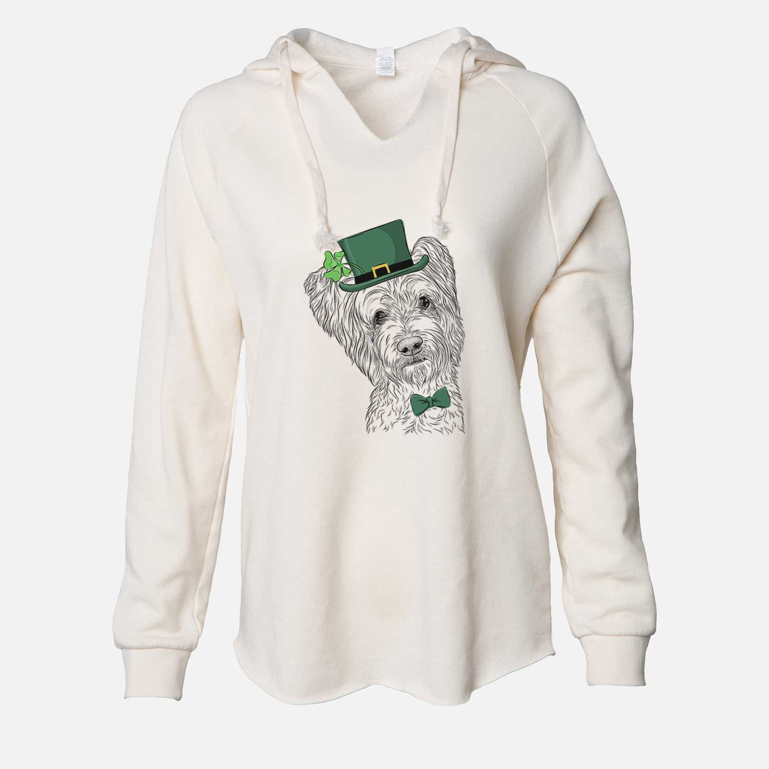 St. Patrick's Dexter the Terrier Mix - Cali Wave Hooded Sweatshirt