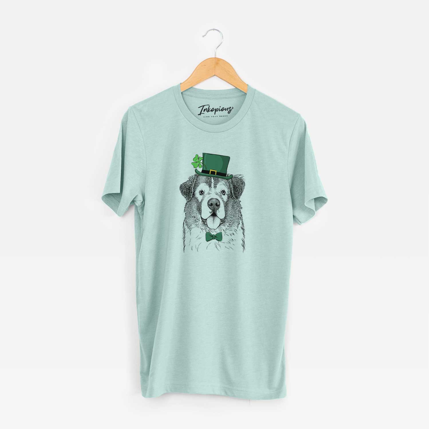 St. Patrick's Dilly the Saint Bernard - Unisex Crewneck