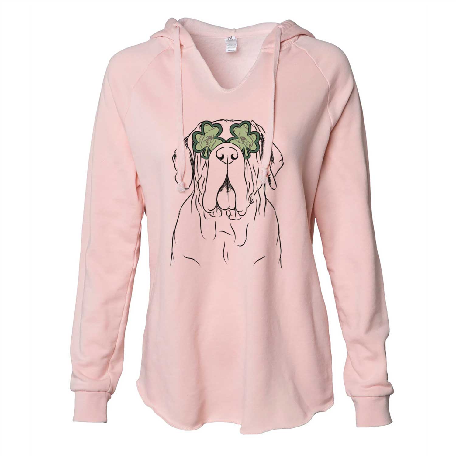 St. Patrick's Dinah the Neapolitan Mastiff - Cali Wave Hooded Sweatshirt