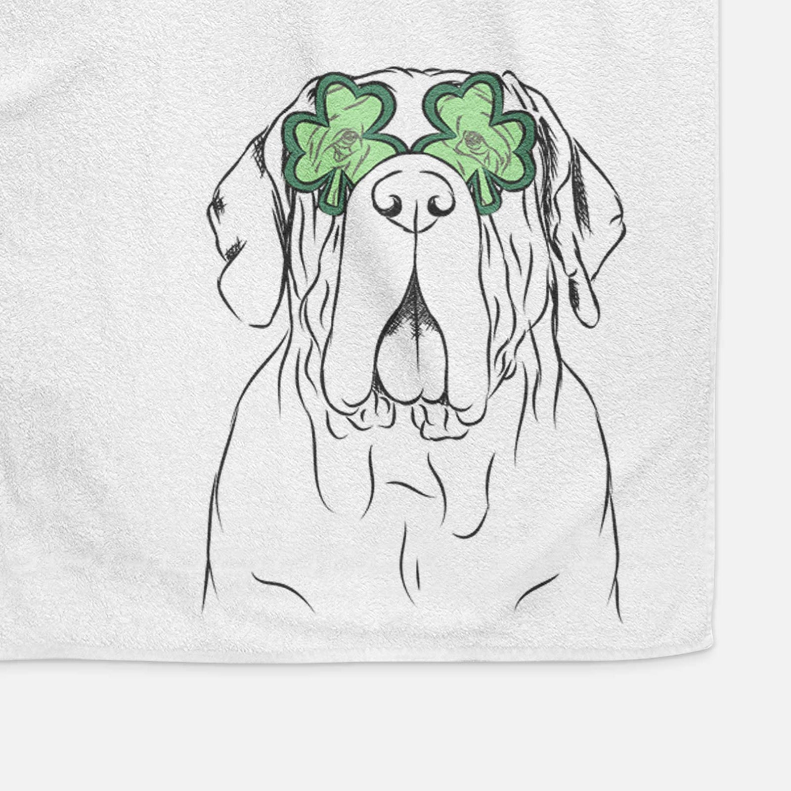 Dinah the Neapolitan Mastiff Decorative Hand Towel