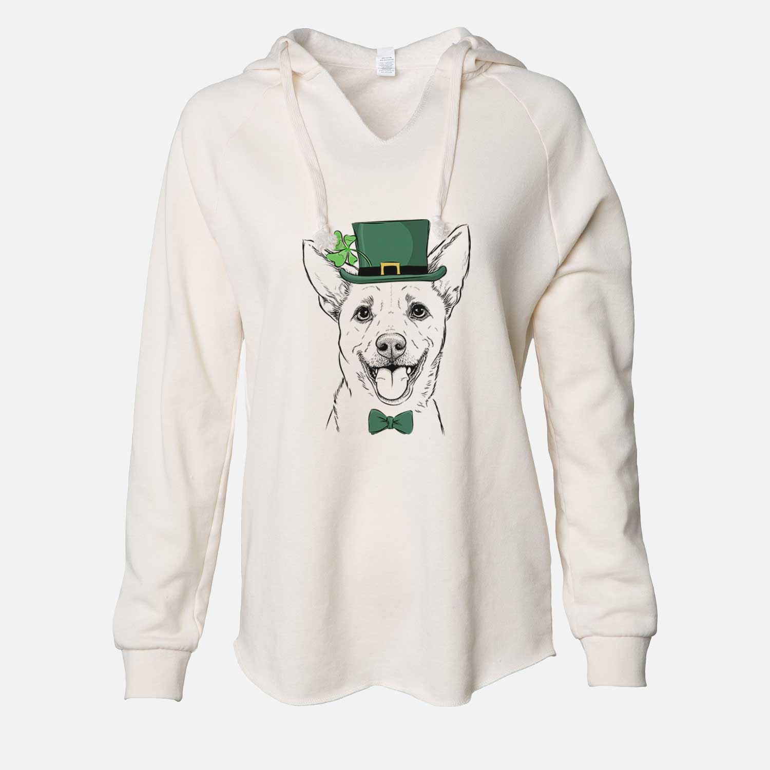 St. Patrick's Dinghy the Mixed Breed - Cali Wave Hooded Sweatshirt