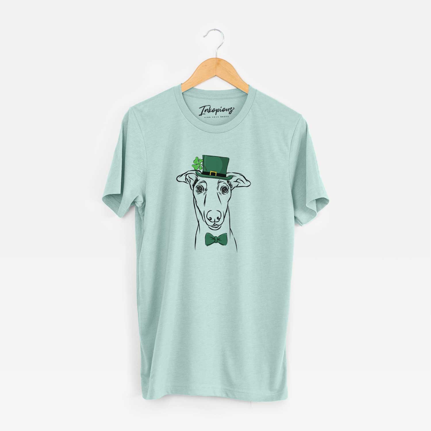 St. Patrick's Diva the Greyhound - Unisex Crewneck