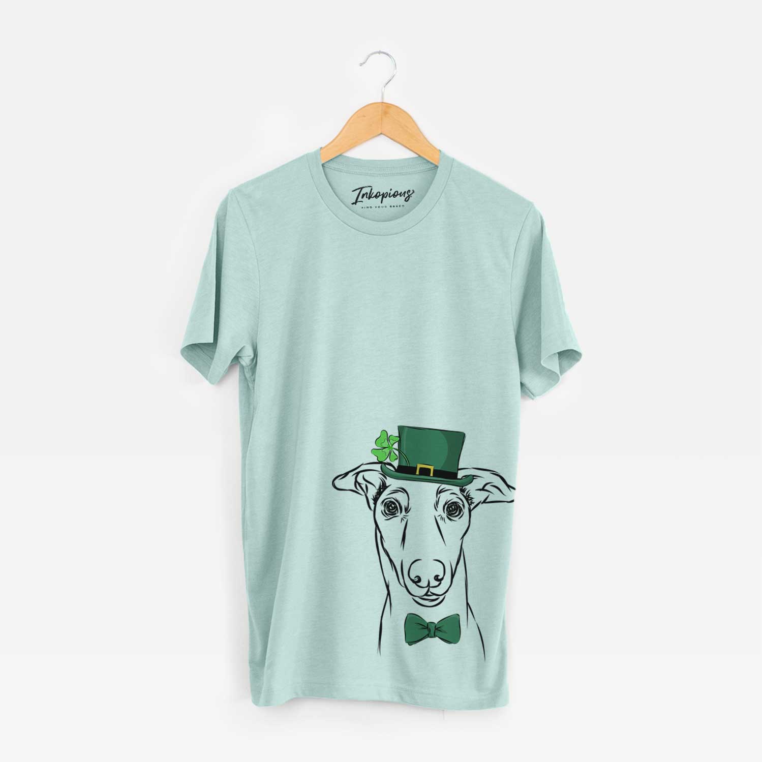 St. Patrick's Diva the Greyhound - Unisex Crewneck