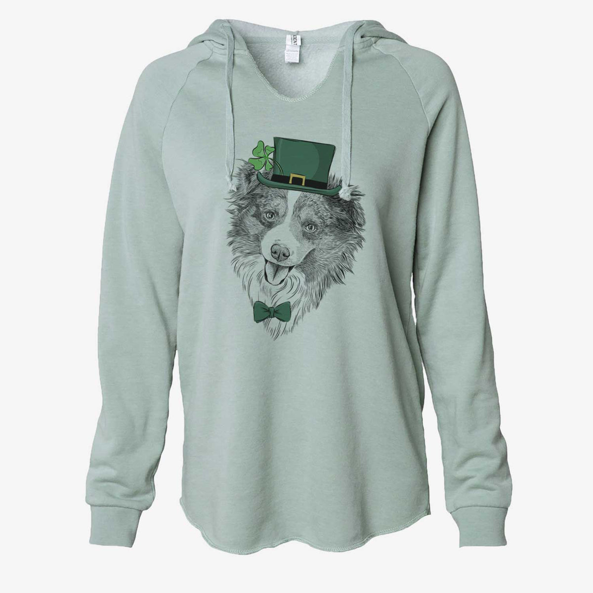 St. Patrick's Doc the Mini Aussie - Cali Wave Hooded Sweatshirt