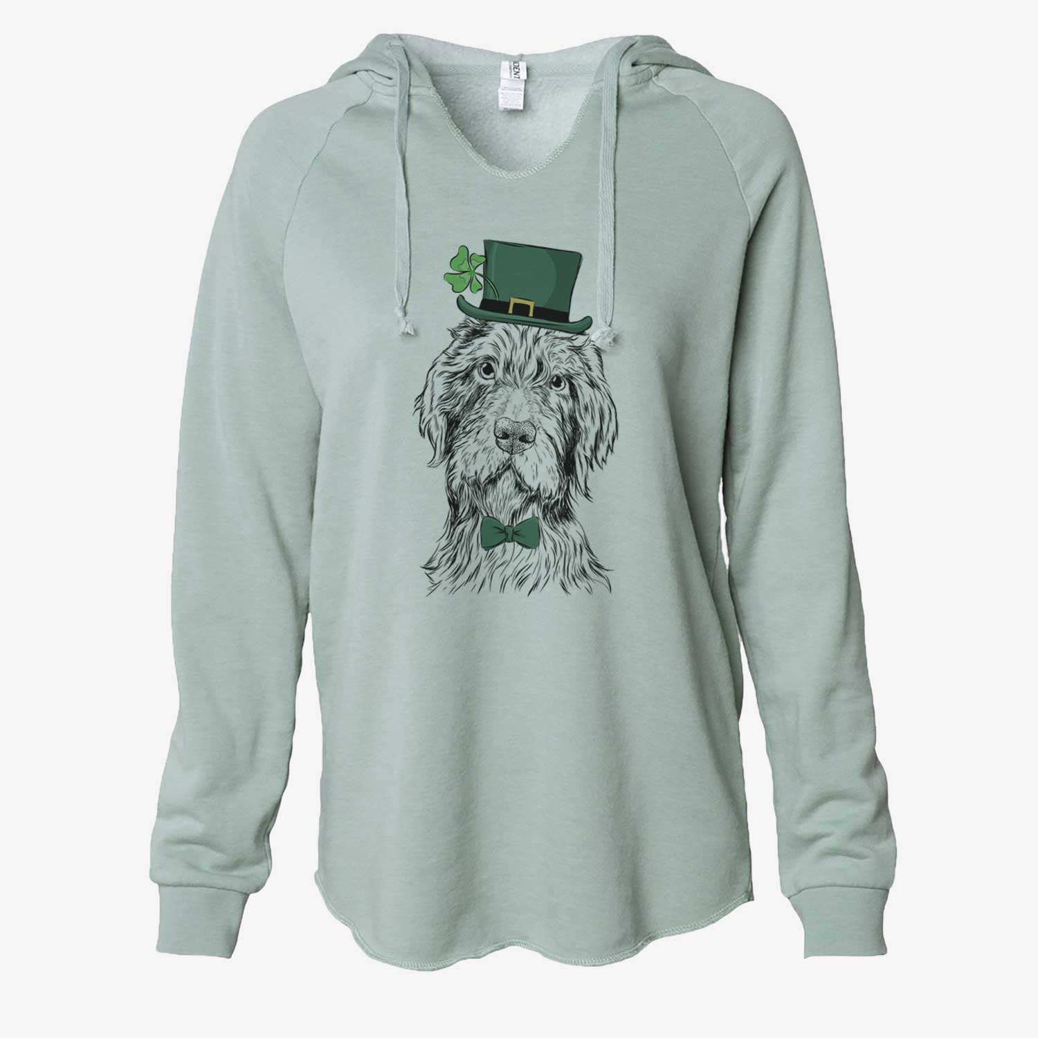 St. Patrick's Doc Holliday the Pudelpointer - Cali Wave Hooded Sweatshirt