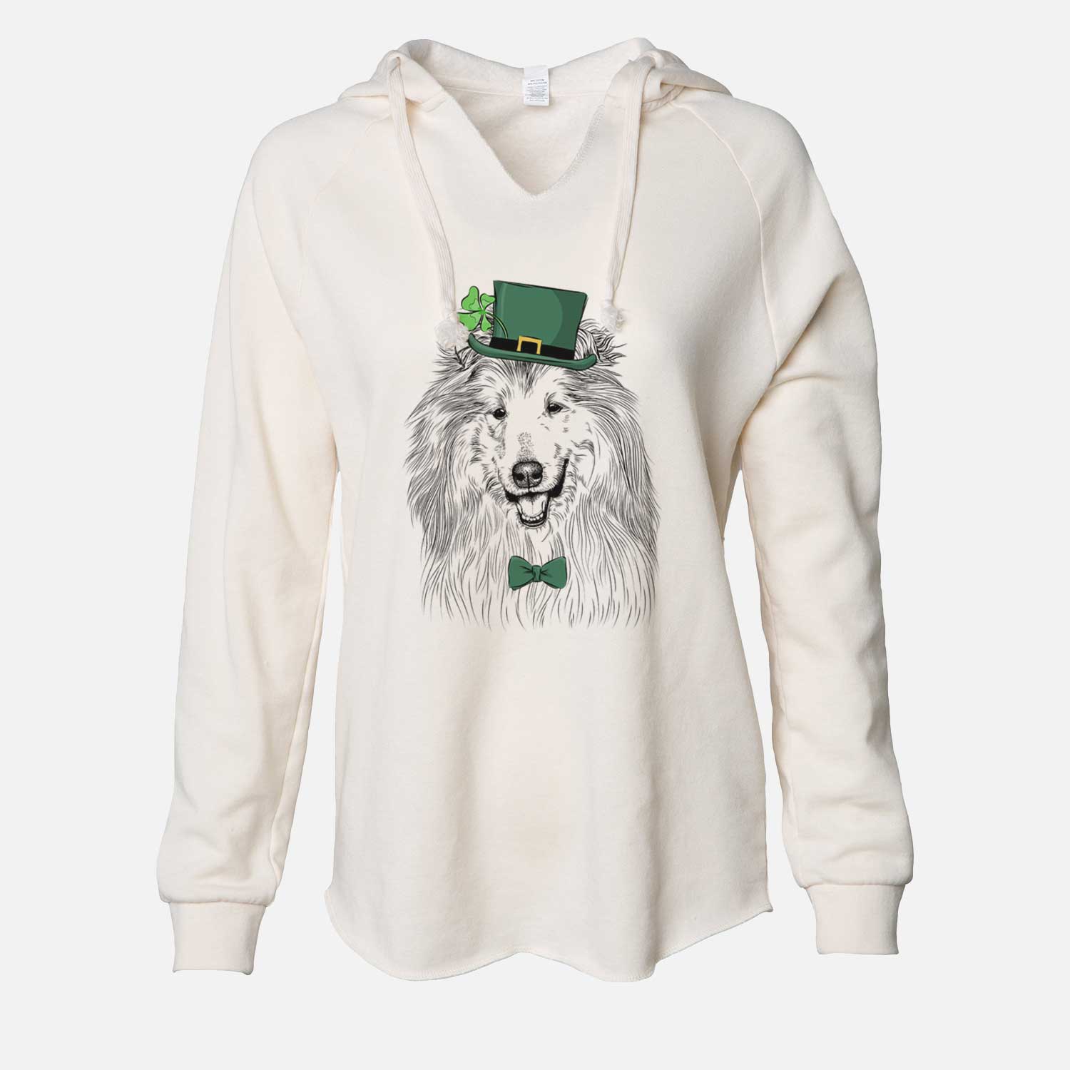 St. Patrick's Donnan the Rough Collie - Cali Wave Hooded Sweatshirt