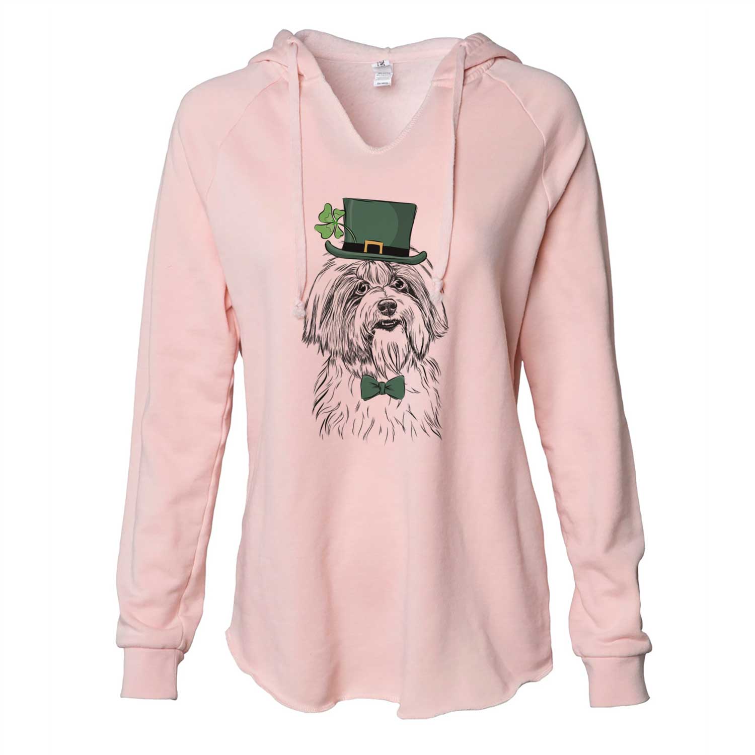 St. Patrick's Dooley the Havanese - Cali Wave Hooded Sweatshirt