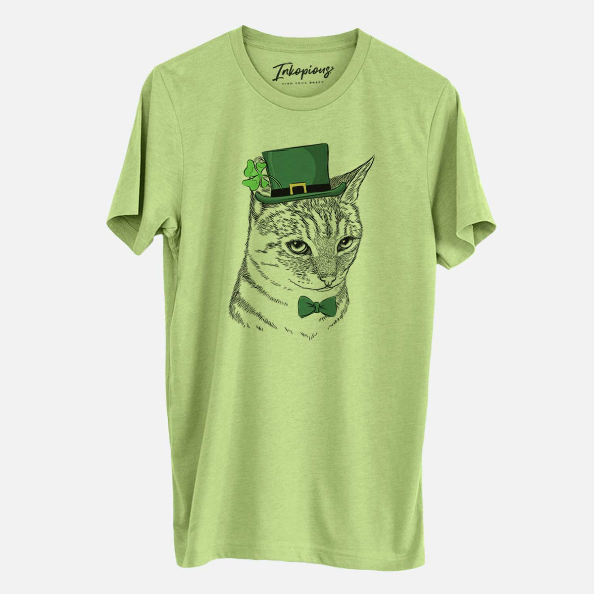 St. Patrick&#39;s Dora the Tabby Cat - Unisex Crewneck