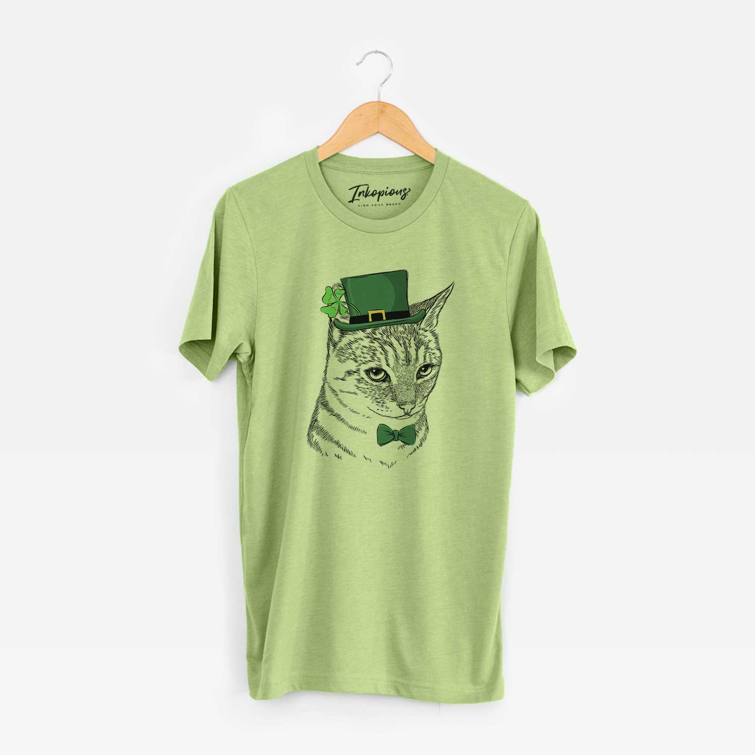 St. Patrick's Dora the Tabby Cat - Unisex Crewneck