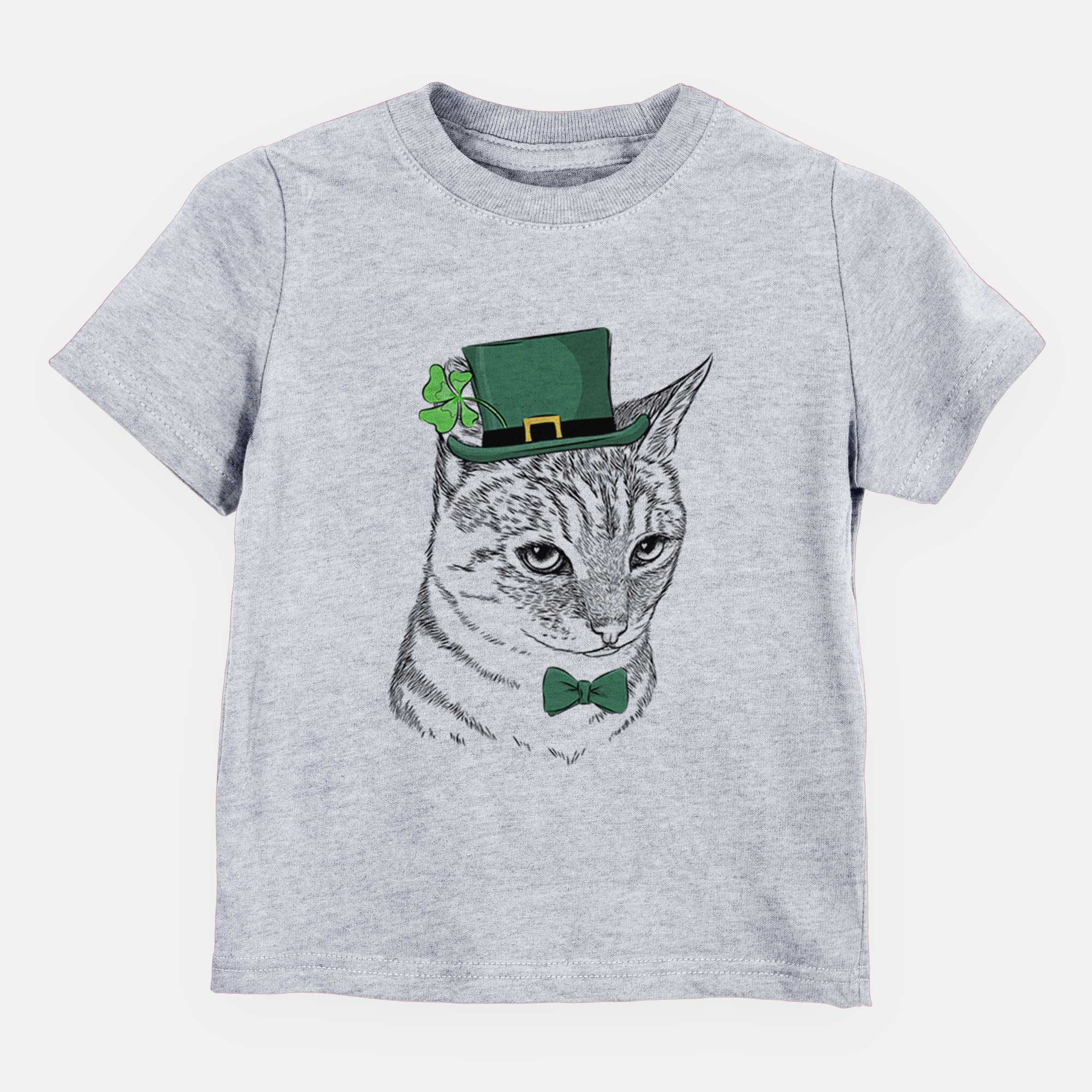 St. Patricks Dora the Tabby Cat - Kids/Youth/Toddler Shirt