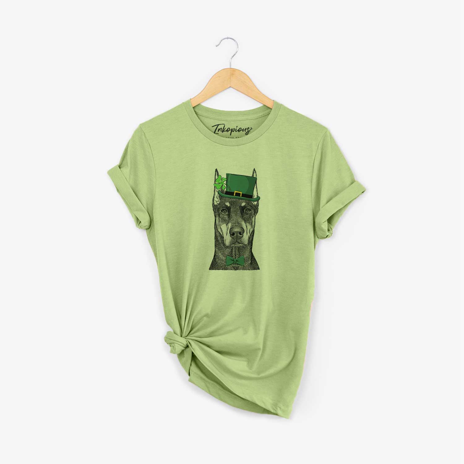 St. Patrick's Drake the Doberman Pinscher - Unisex Crewneck