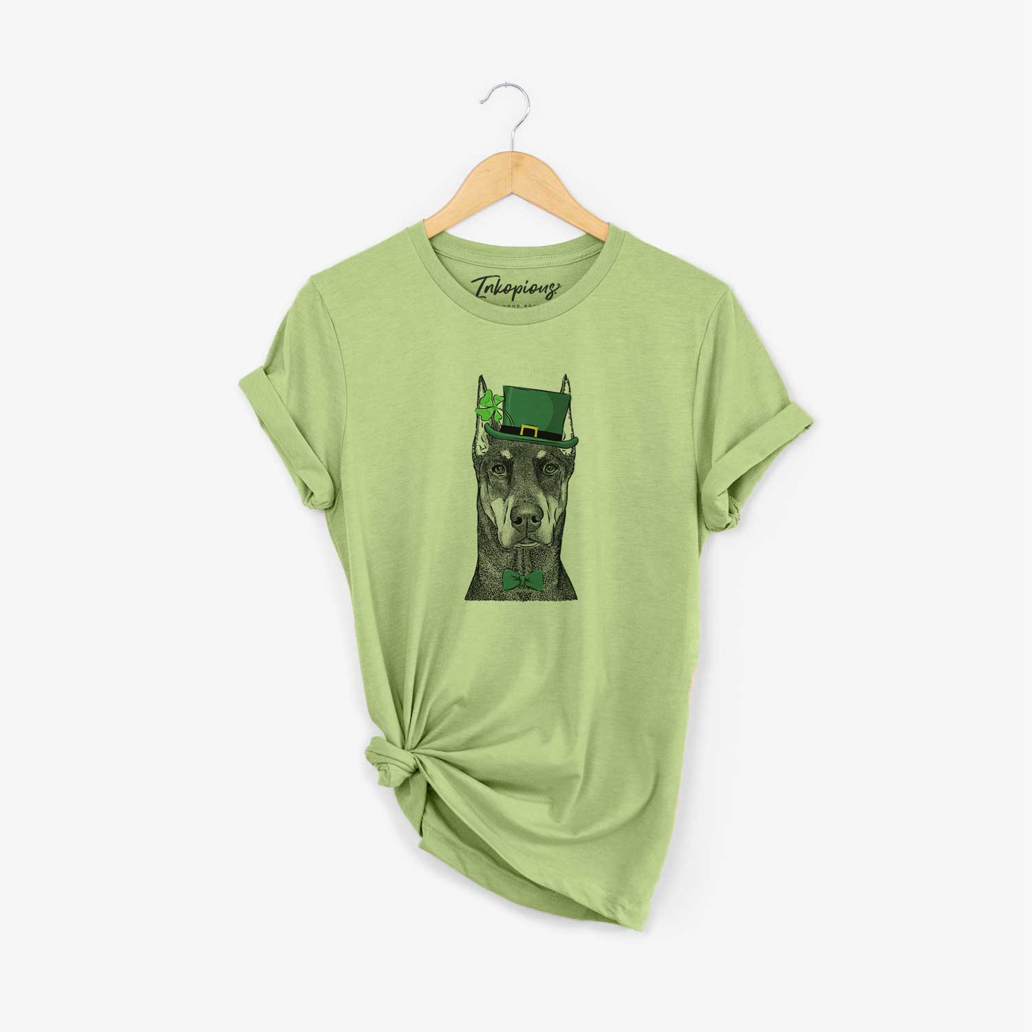 St. Patrick's Drake the Doberman Pinscher - Unisex Crewneck