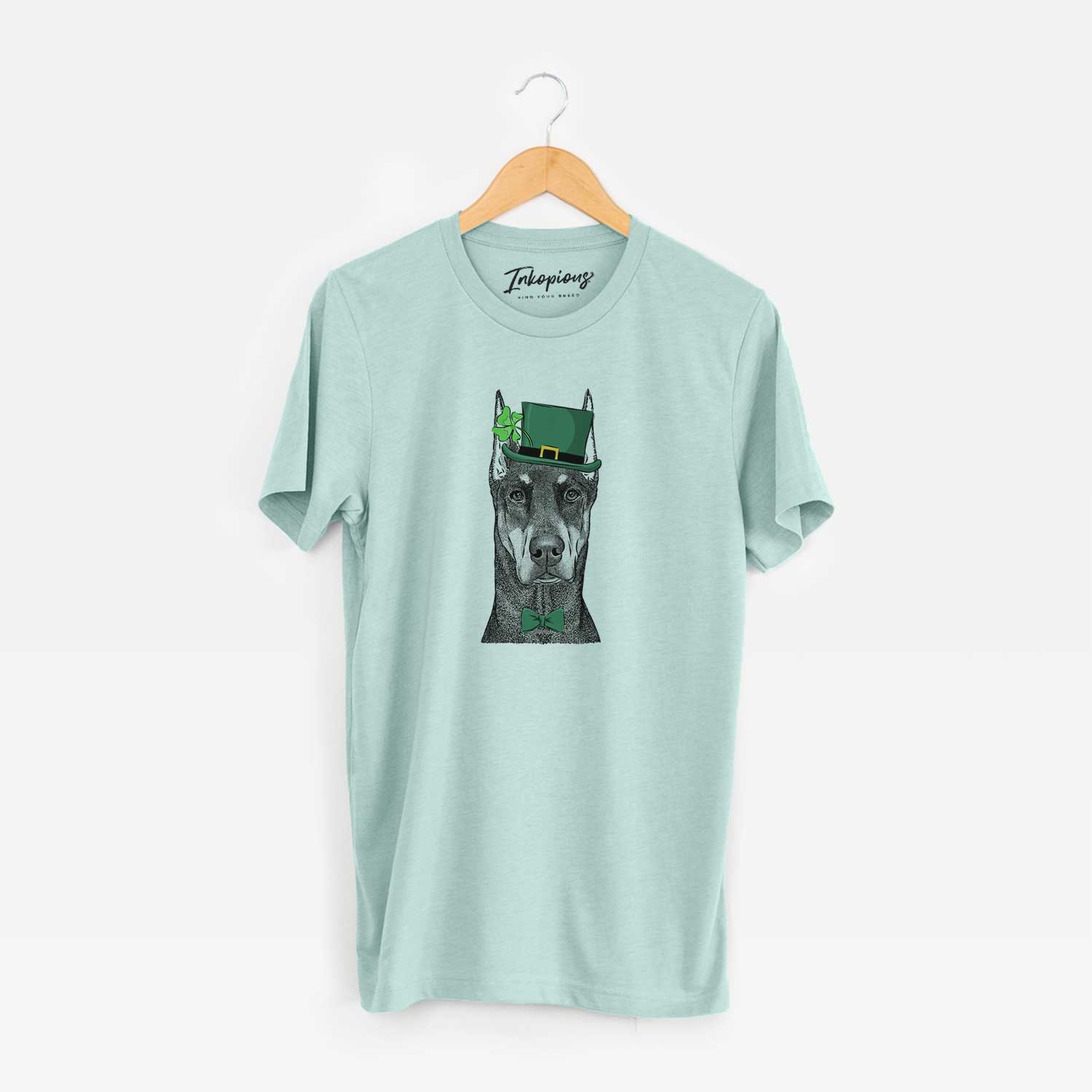 St. Patrick's Drake the Doberman Pinscher - Unisex Crewneck