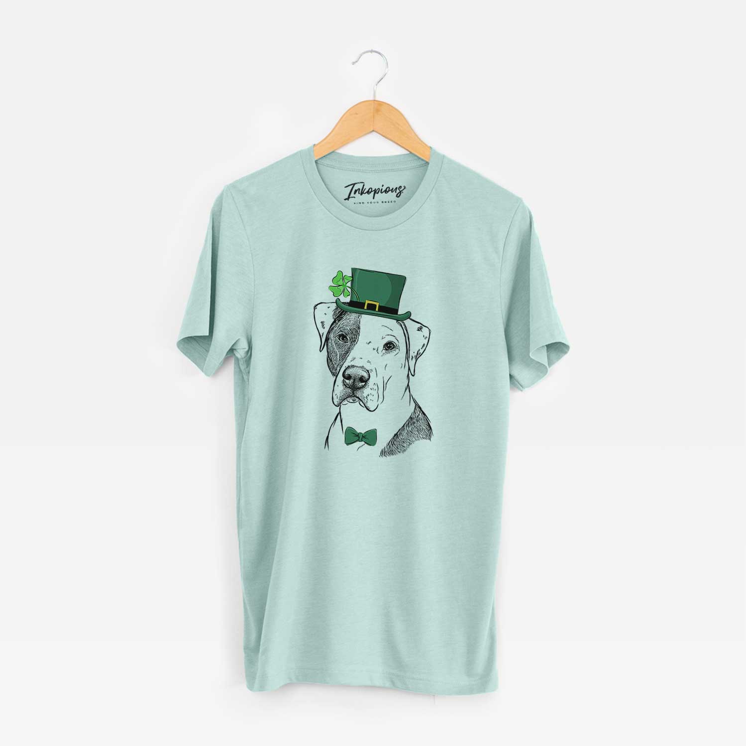 St. Patrick's Duke the American Staffordshire Terrier Mix - Unisex Crewneck